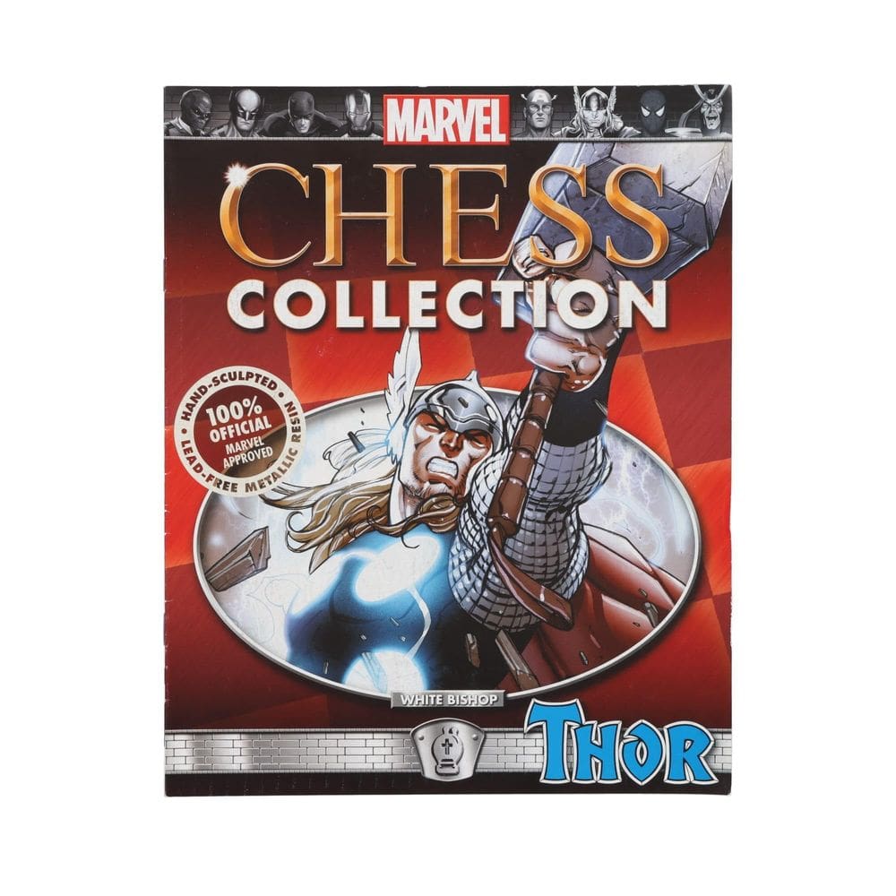 Coleção Magazine Eaglemoss Marvel Chess #8 Thor (Bishop)