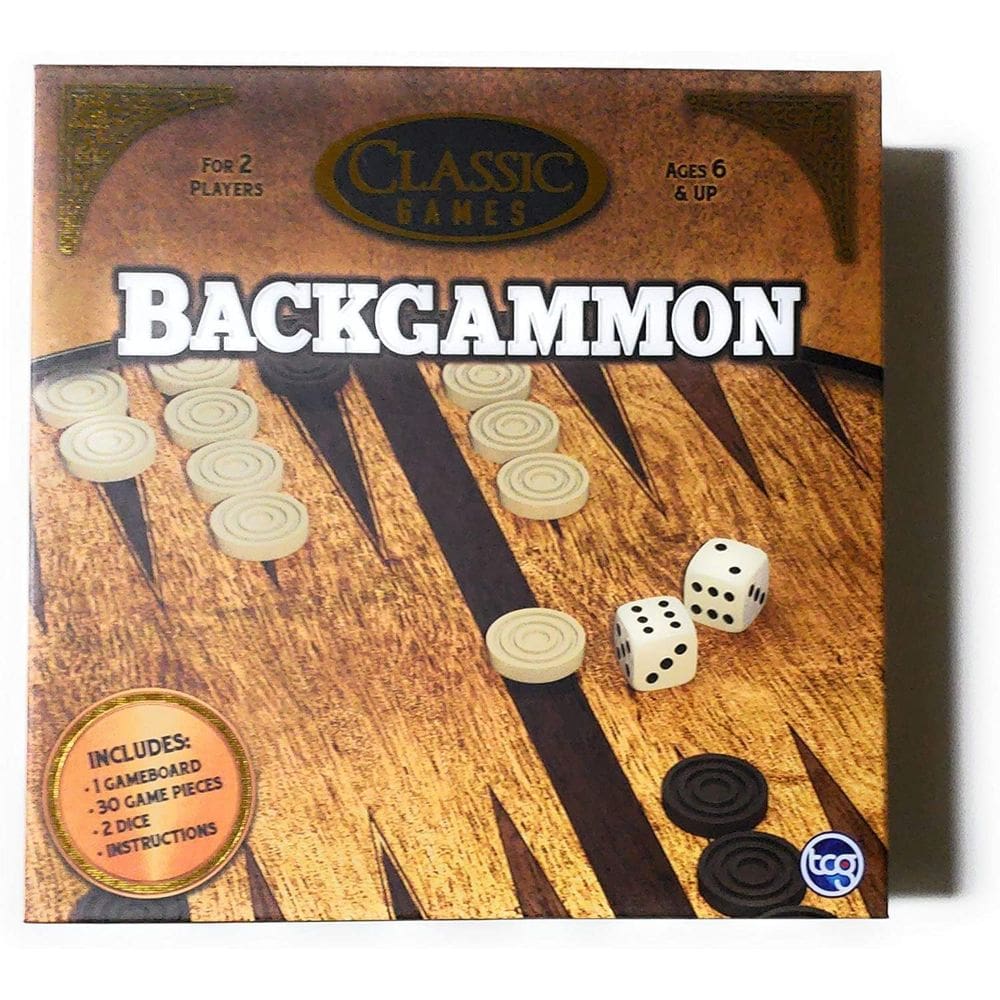 Jogo de Tabuleiro Jogos Clássicos Backgammon