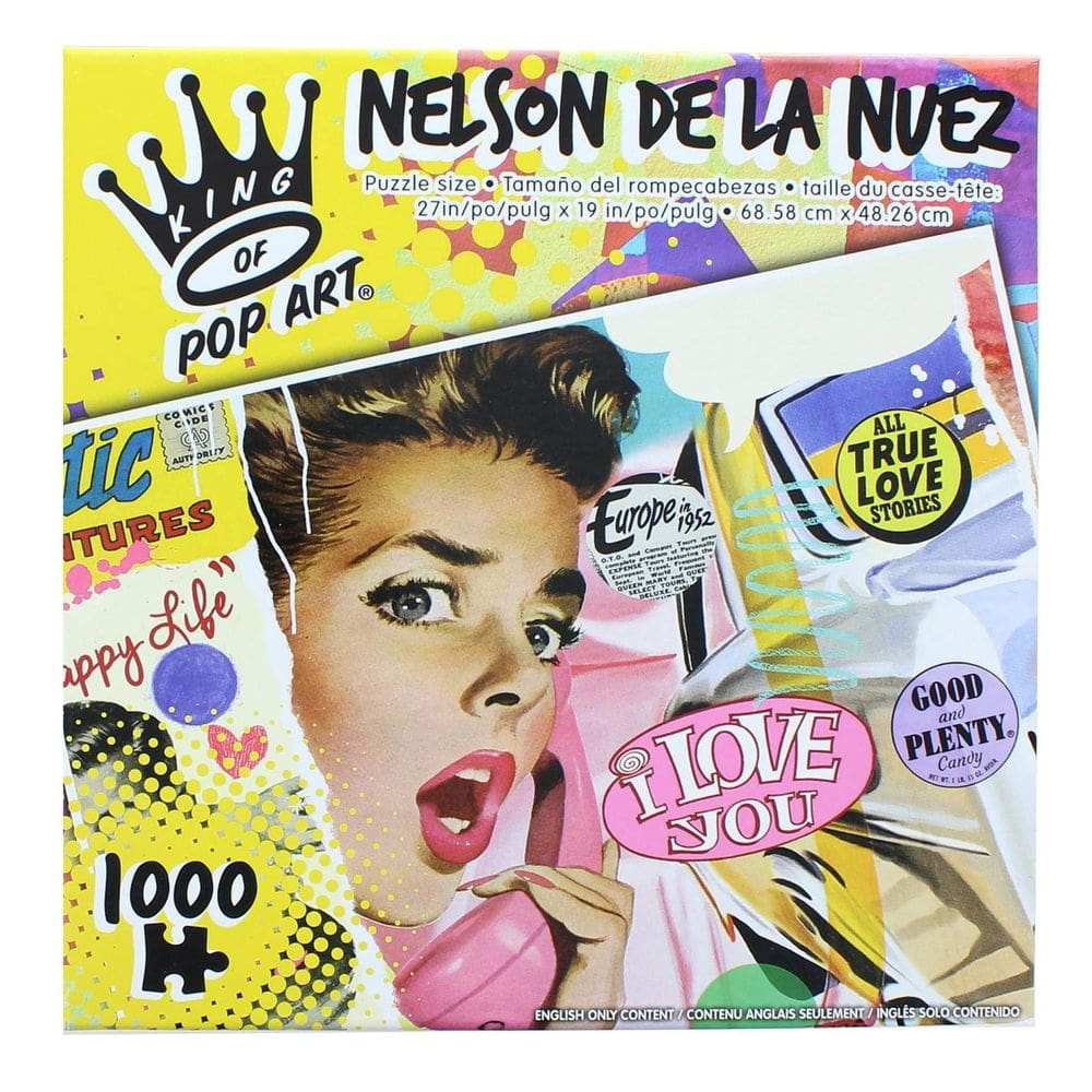 Quebra-cabeça O grupo canadense King of Pop Art 1000 peças