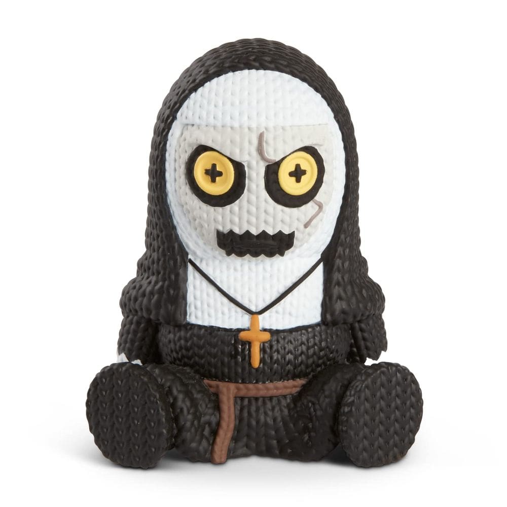 Figura de vinil feita à mão por Robots The Nun com 12,7 cm de altura