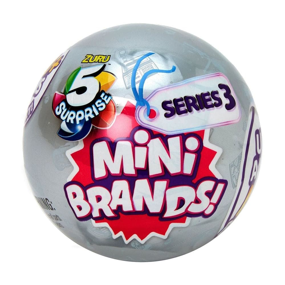 Pacote com 1 brinquedo colecionável Mini Brands Mystery Capsule