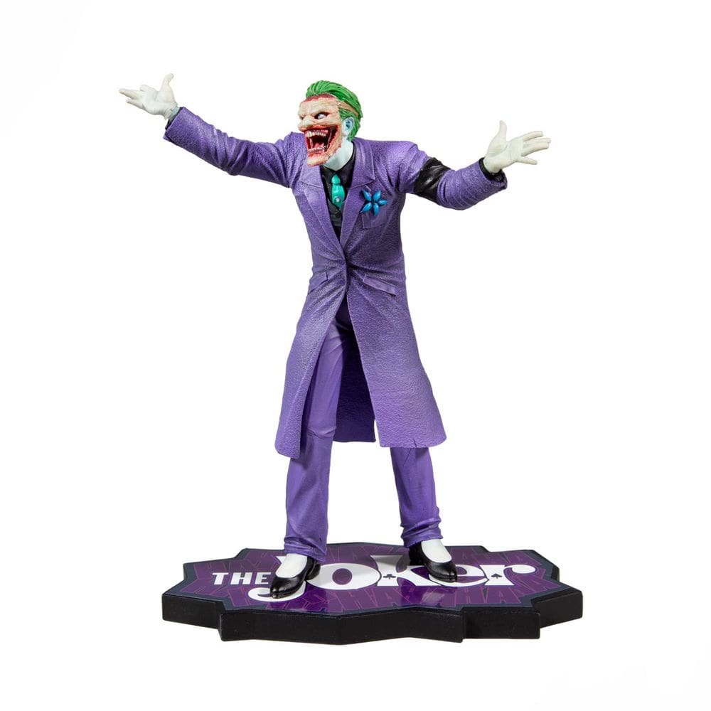Estátua de resina McFarlane Toys DC Direct The Joker Purple 1:10