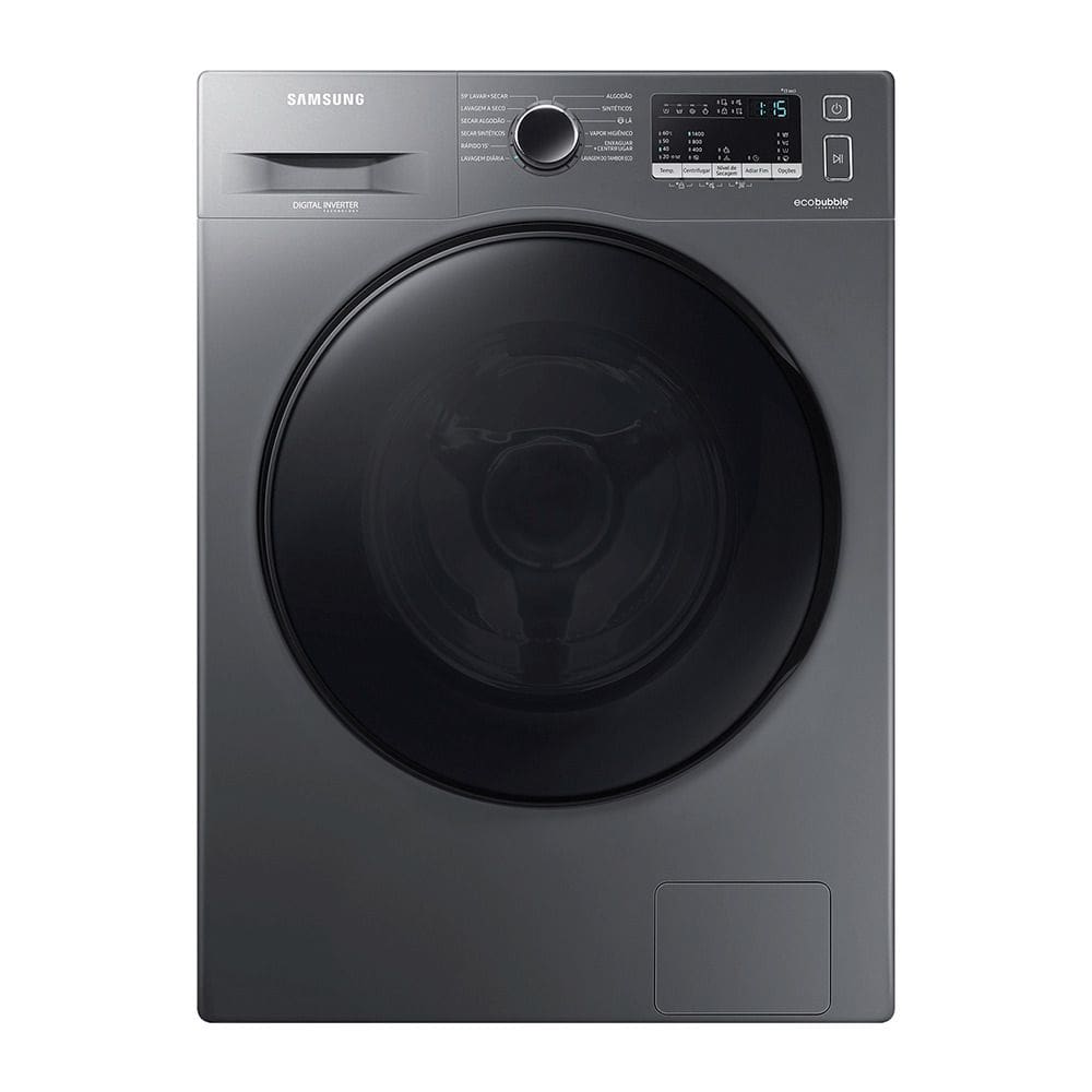 Lava e Seca Samsung WD11A4453BX 11Kg Ecobubble 1400 RPM LED 127V Prata