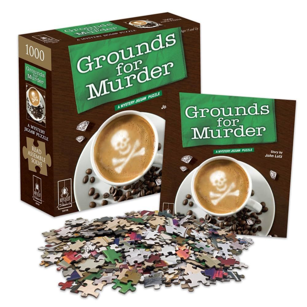 Quebra-cabeça BePuzzled Grounds for Murder 1000 peças