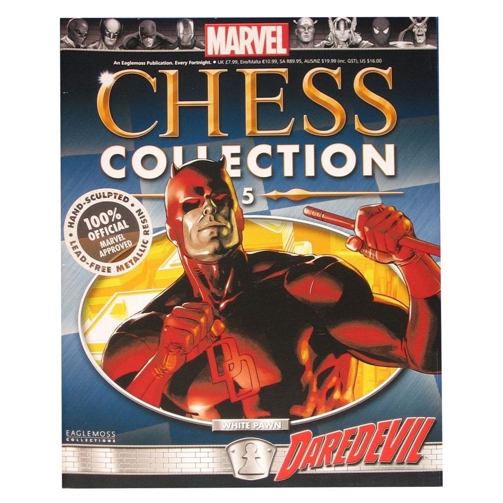 Conjunto de xadrez Eaglemoss Marvel Collection Daredevil Pawn