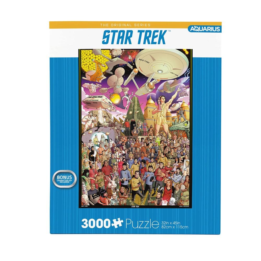 Puzzle Aquarius Star Trek 3000 peças oficialmente licenciadas