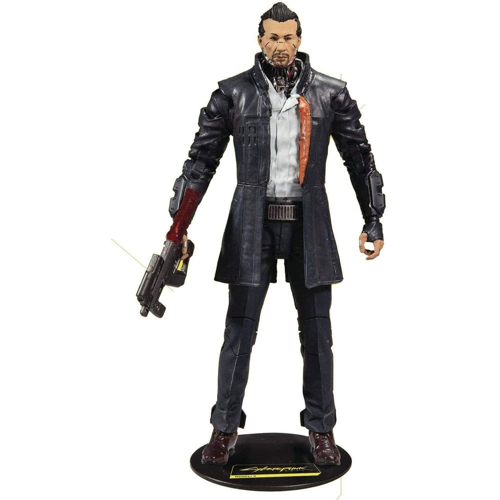 Boneco de ação McFarlane Toys Cyberpunk 2077 Takemura 7”