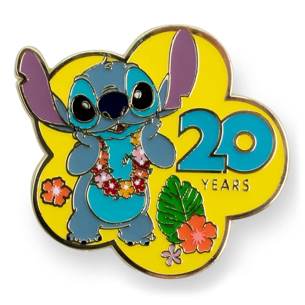 Alfinete esmaltado Disney Lilo & Stitch 20th Anniversary Limited