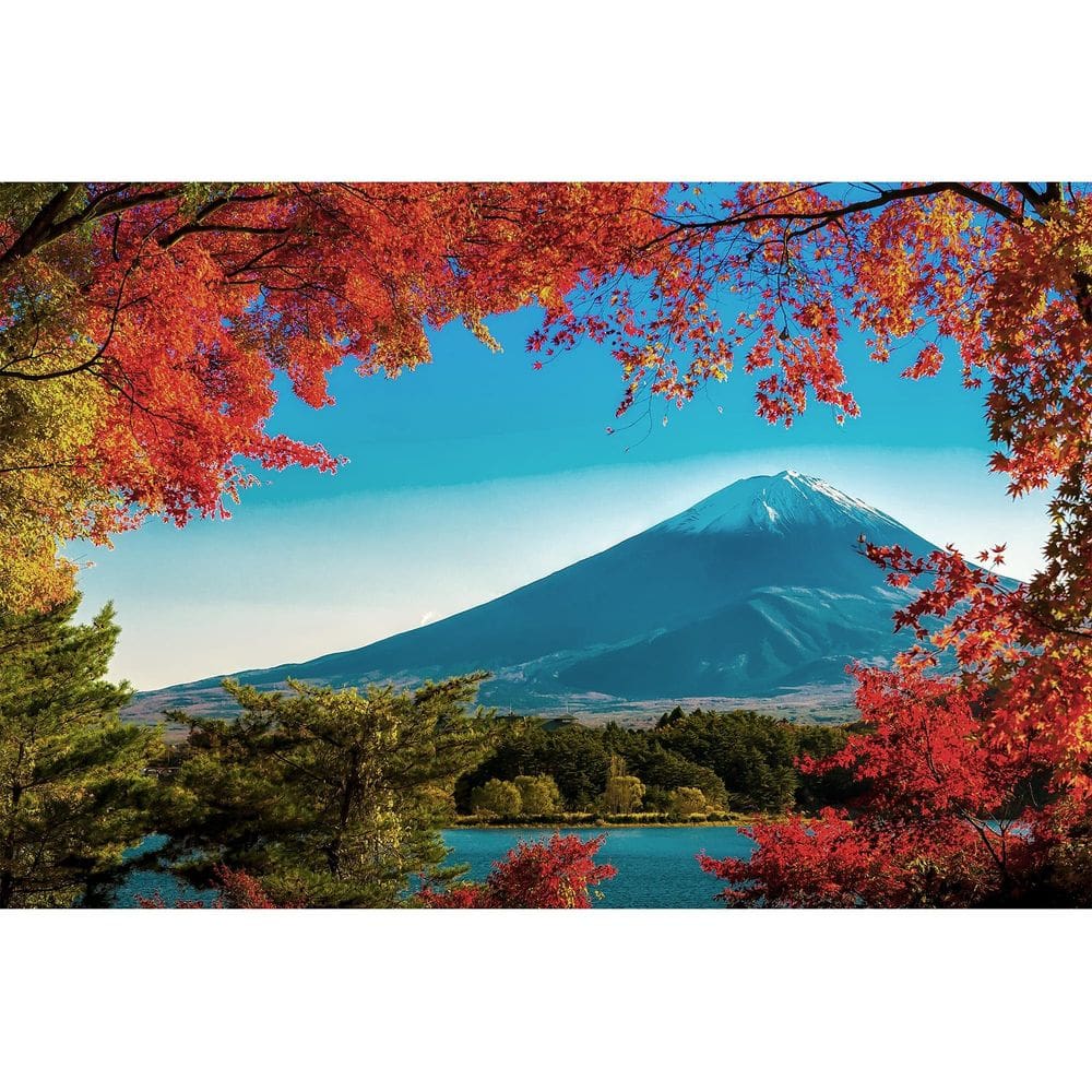 Quebra-cabeça Toynk Mount Fuji no outono de 1000 peças