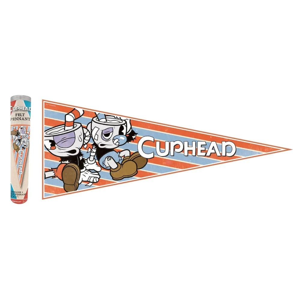 Flâmula de parede Fanattik Cuphead American Style 76,2 x 30,48 cm