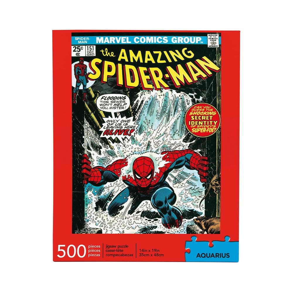 Puzzle Aquarius Marvel Spiderman 500 peças oficialmente licenciado