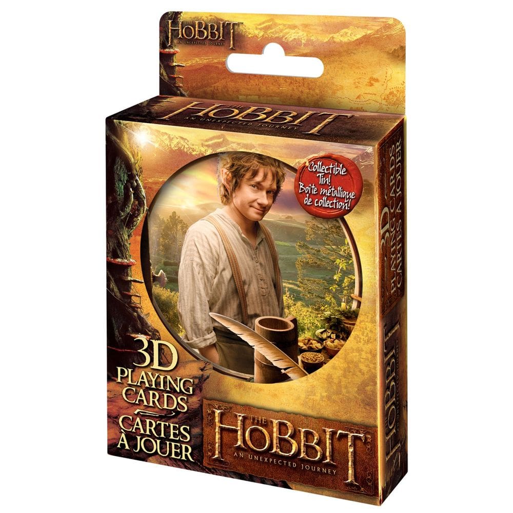 Cartas de baralho Cartamundi USA The Hobbit 3D Lenticular Limited Edition