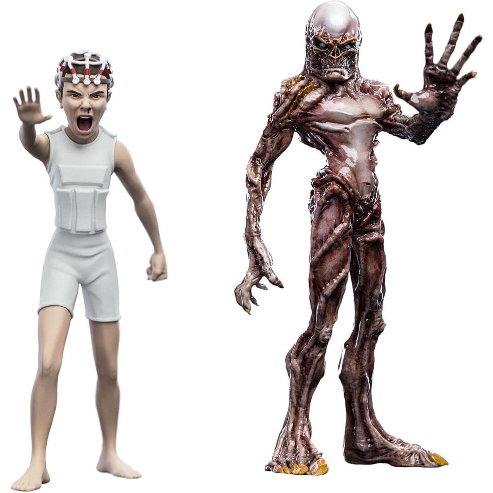 Figura Weta Workshop Mini Epics Stranger Things Vecna e Eleven