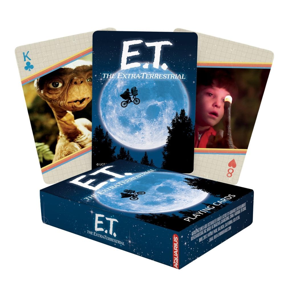 Baralho temático de cartas AQUARIUS E.T., oficialmente licenciado