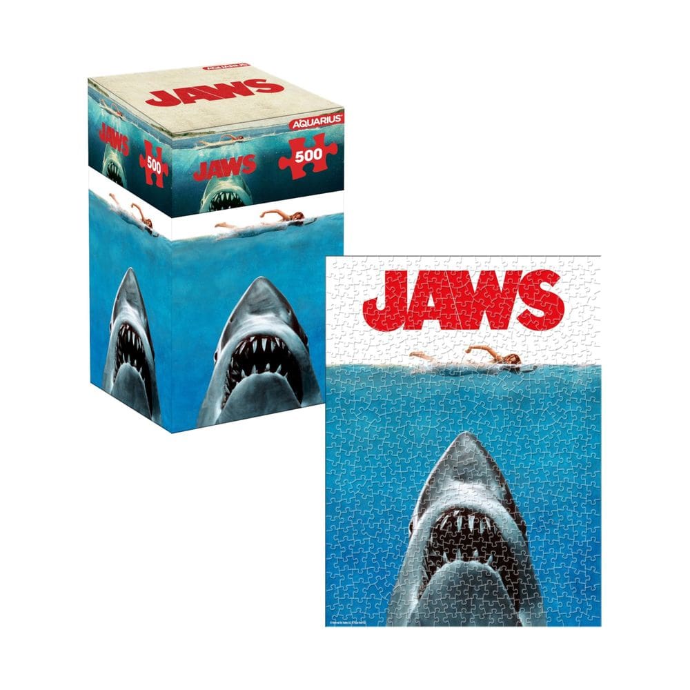 Quebra-cabeça AQUARIUS Jaws One Sheet, 500 peças (500 peças) Oficial