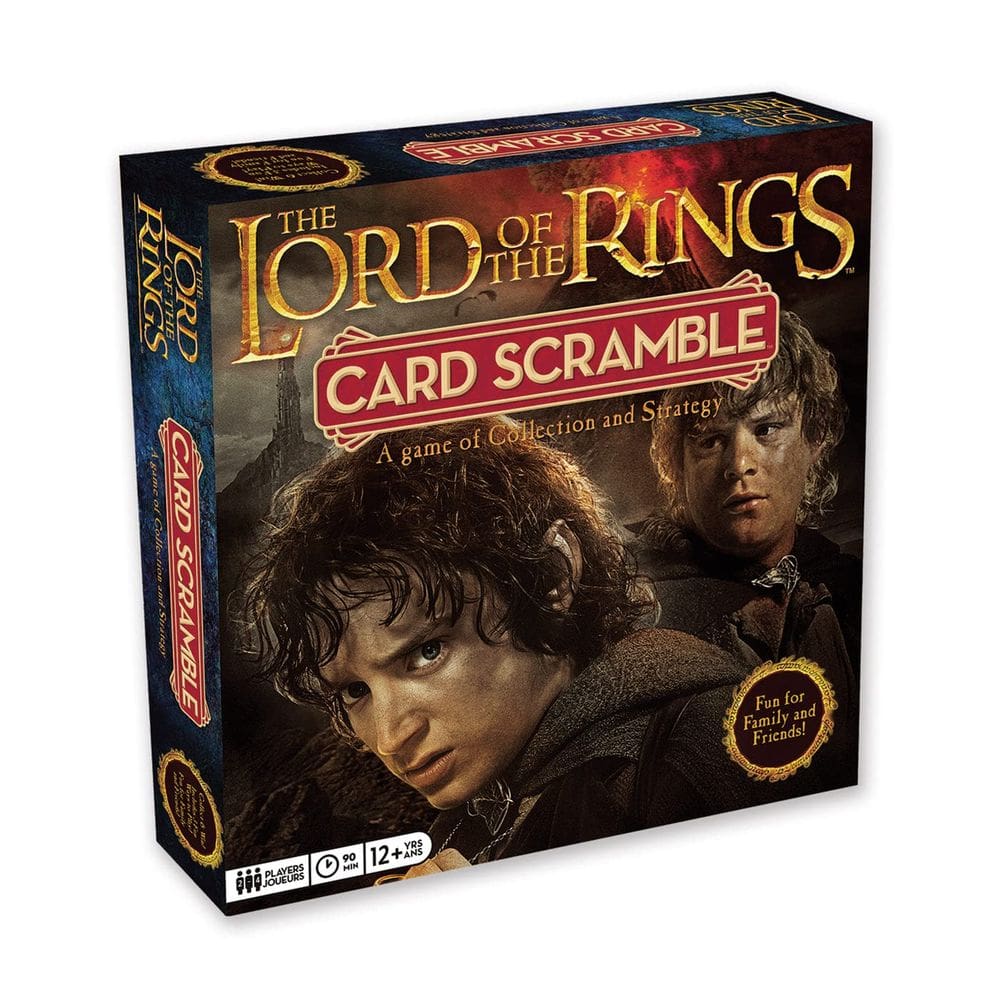 Jogo de Tabuleiro AQUARIUS Lord of the Rings Card Scramble Kids 12+