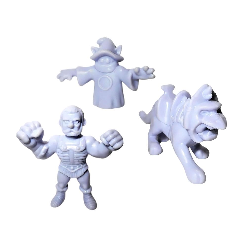 Miniboneco Masters of the Universe M.U.S.C.L.E., pacote com 3