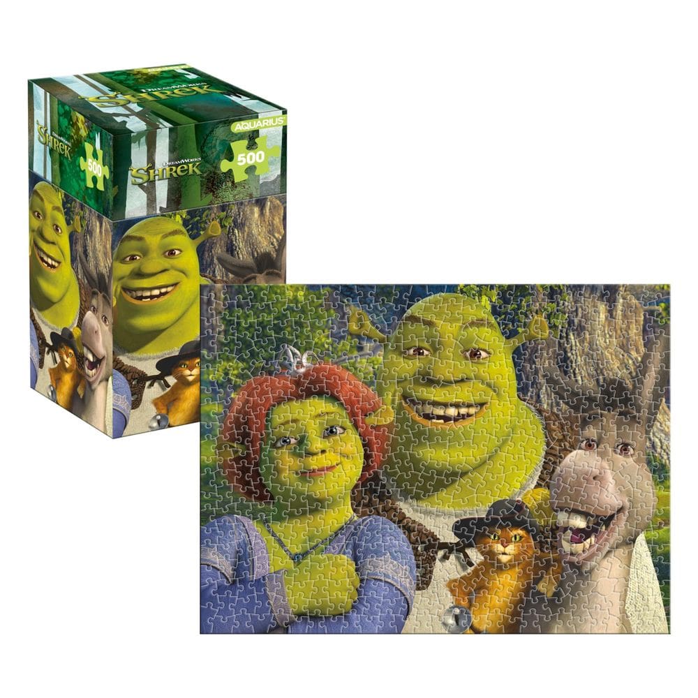 Quebra-cabeça AQUARIUS Shrek 500 peças (quebra-cabeça de 500 peças) 35x48cm