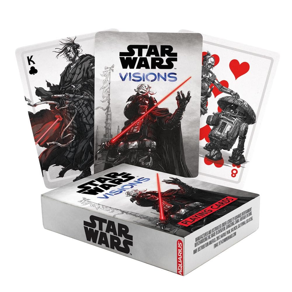 Baralho temático de cartas AQUARIUS Star Wars Visions