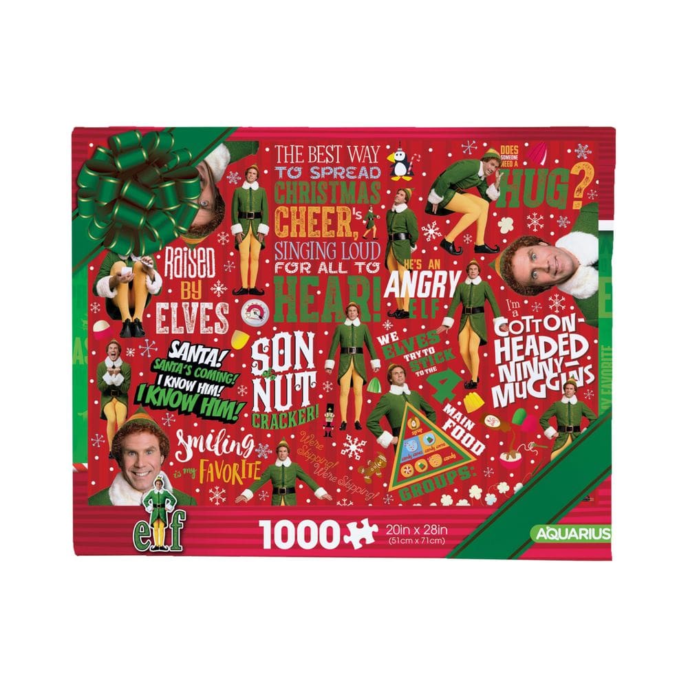 Papel de embrulho Puzzle AQUARIUS Elf 1000 peças