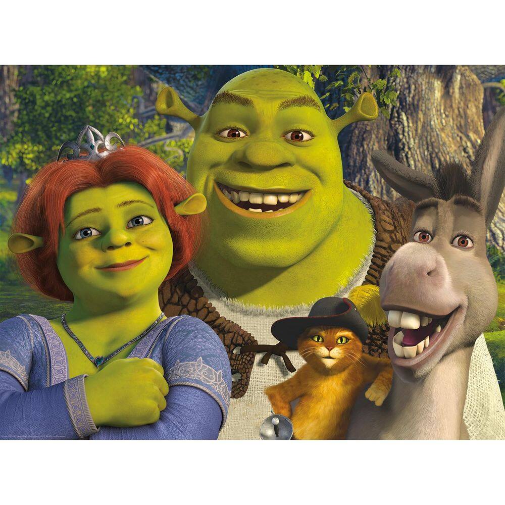 Puzzle AQUARIUS Shrek Family 500 peças oficialmente licenciado