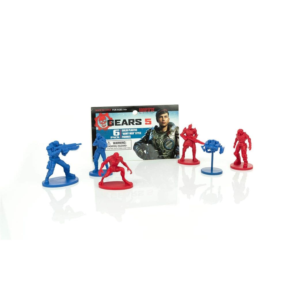 Pacote Nanoforce Army Builder Toynk Gears 5 com 6 bonecos