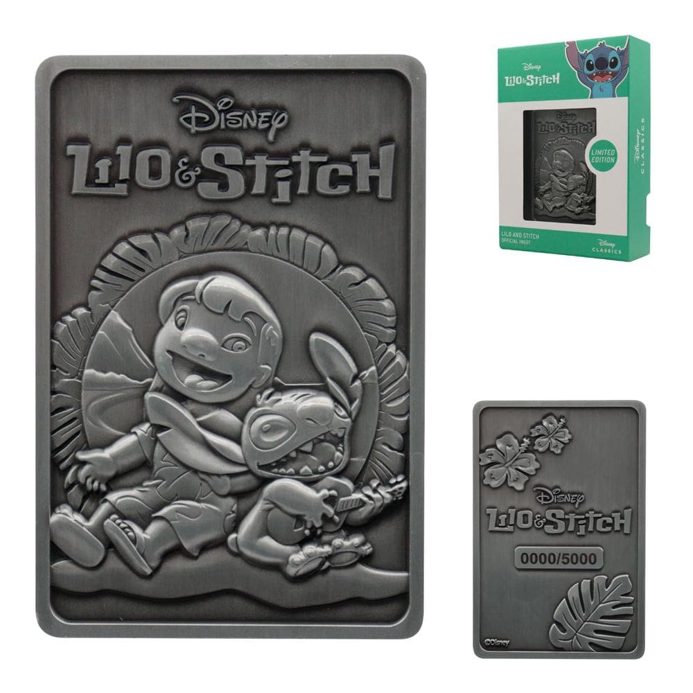 Metal Ingot Fanattik Disney Lilo & Stitch Edição Limitada