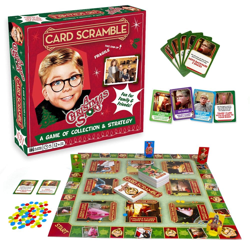 Jogo de Tabuleiro AQUARIUS A Christmas Story Card Scramble