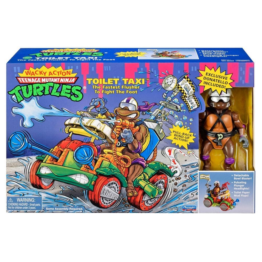 Táxi Sanitário Clássico Boneco Donatello As Tartarugas Ninja