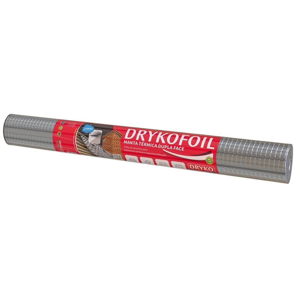 Manta Térmica de Subcobertura Dryko Drykofoil 2 Faces, 1,20 x 20,83 m, 25m²