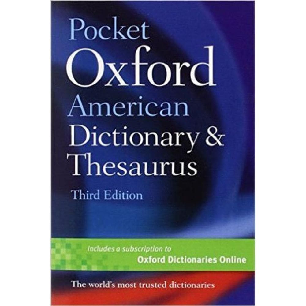 Oxford Amerian Dictionary & Thesaurus - Book