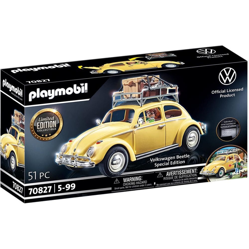 Toy Playmobil Volkswagen Beetle Edição Especial