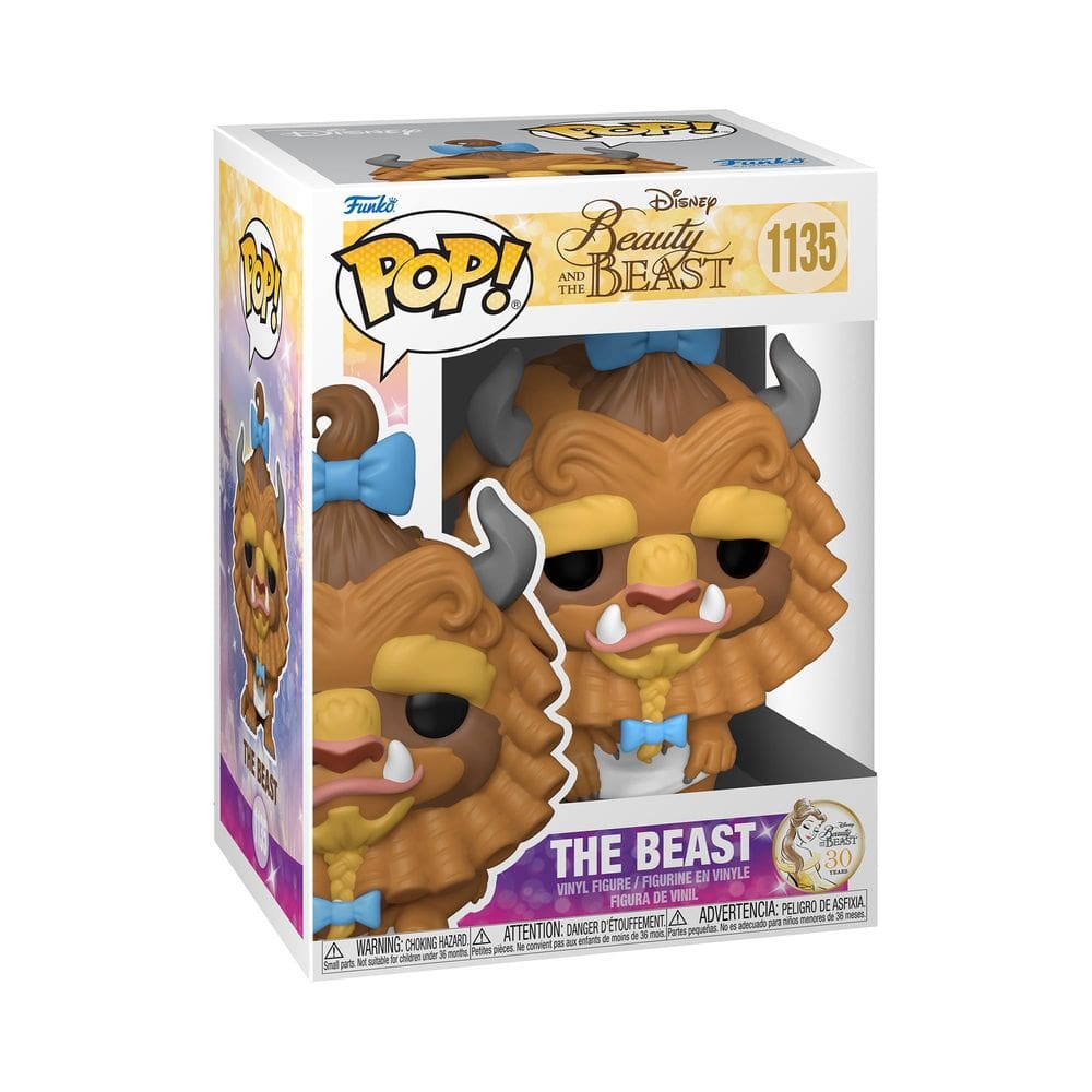 Boneco de ação Funko POP Disney A Bela e a Fera