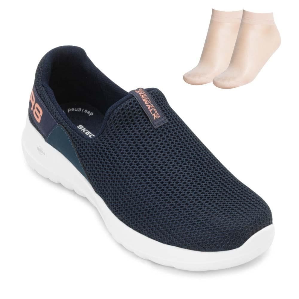 Tênis Slip On Skechers Go Walk Joy e Meia MR SK25-89636