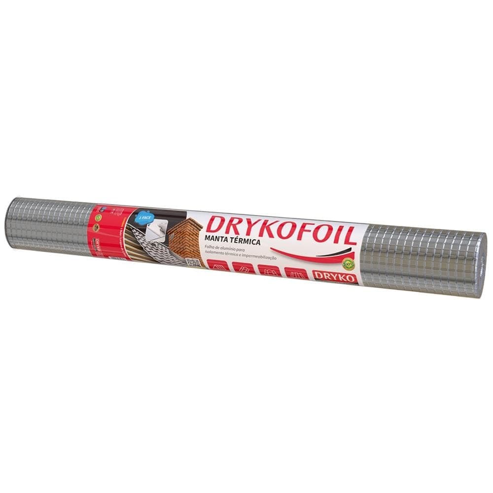 Manta Térmica de Subcobertura Dryko Drykofoil 1 Face, 1,20 x 20,83 m, 25m²
