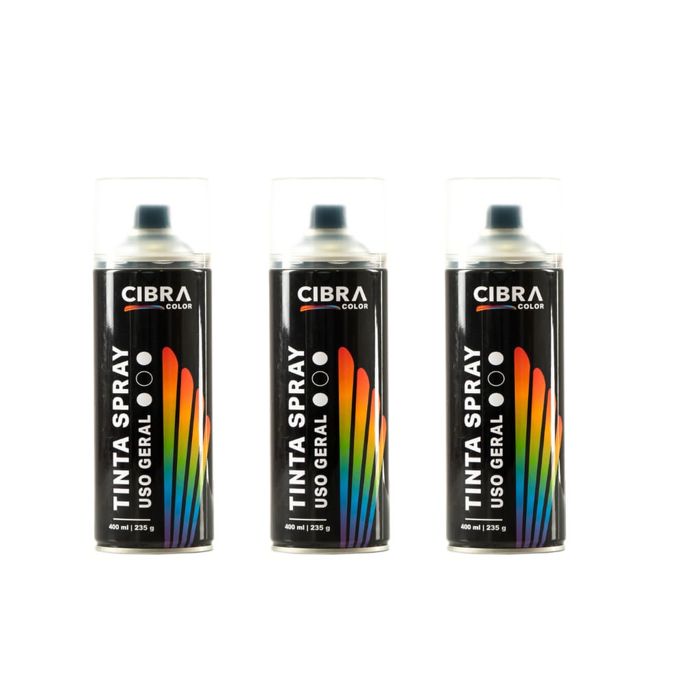 03 Verniz Incolor Para Pintura Madeira Artesanato Metal 400ml