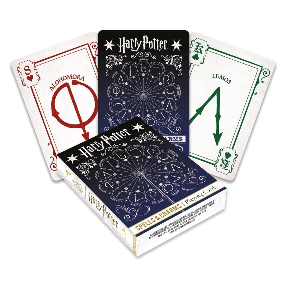 Cartas de baralho AQUARIUS Harry Potter Spells Deck Official