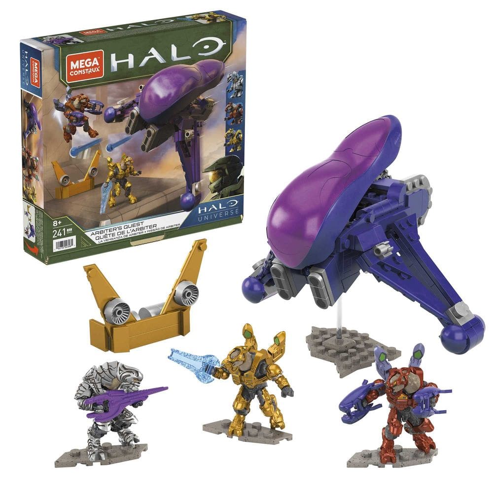 Conjunto de construção MEGA Mattel Halo Arbiter`s Quest Banshee