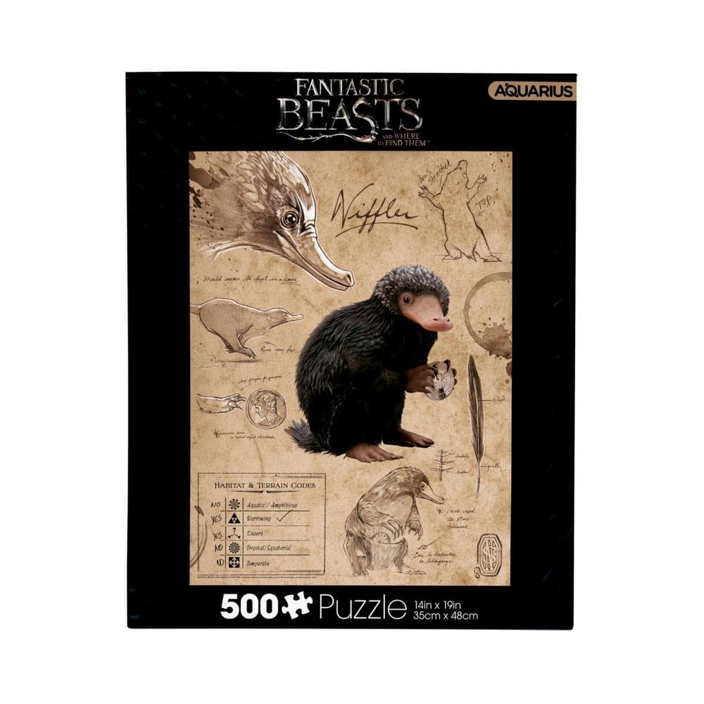 Quebra-cabeça AQUARIUS Fantastic Beasts Niffler 500 peças