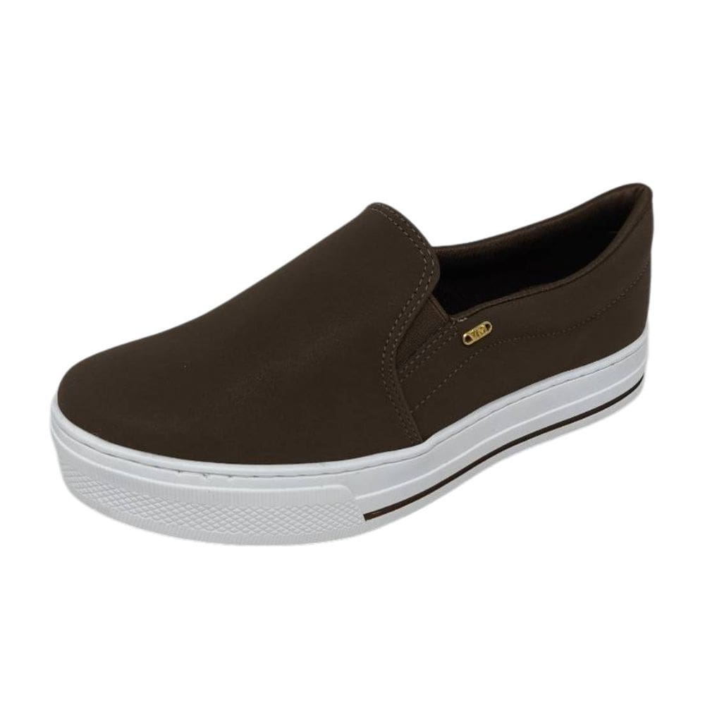 Tênis Feminino Slip On Fácil Calce Conforto Casual Via Marte