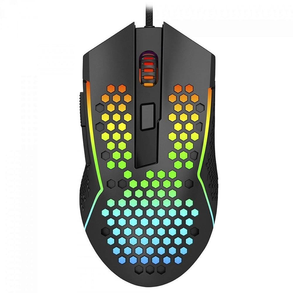 Mouse Gamer Redragon Reaping Plus, RGB, 6 Botões, 52000 DPI, Black