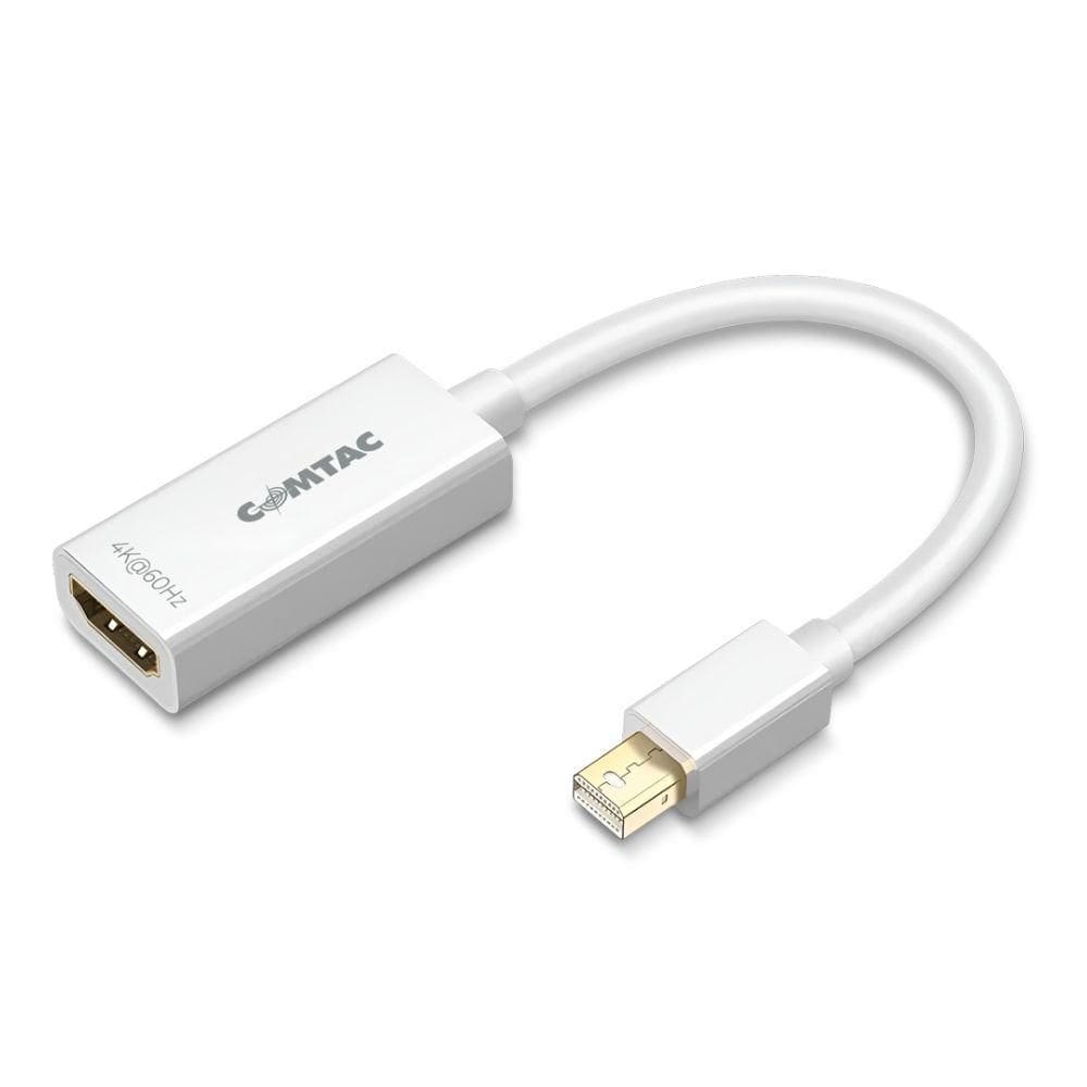 Conversor Mini Display Port Para HDMI, Comtac, 4K 60HZ, Branco, Compativel com Thunderbolt 22149284
