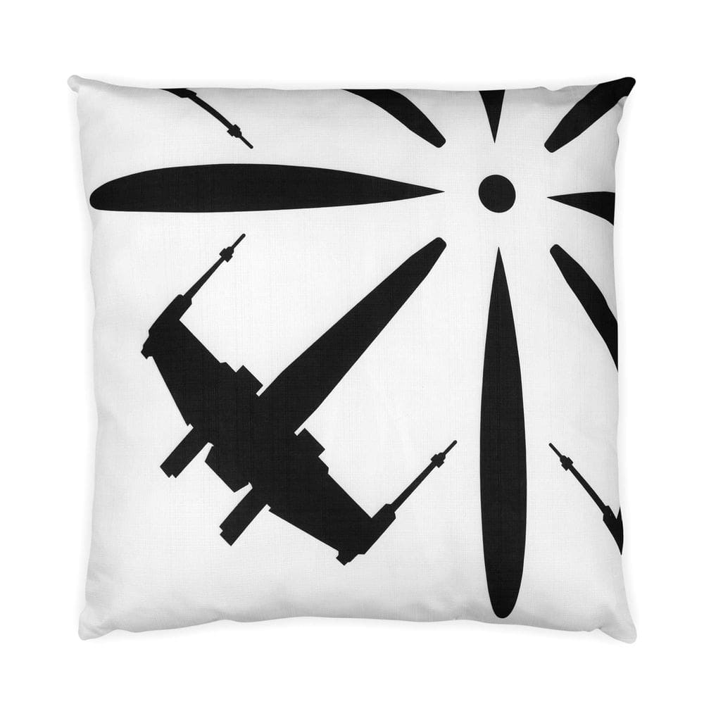 Almofada Seven20 Star Wars Large White X-Wing Fighter