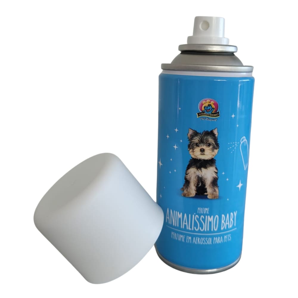 Perfume Aerosol Animalissimo Cheirinho Baby Cães Gatos Pet