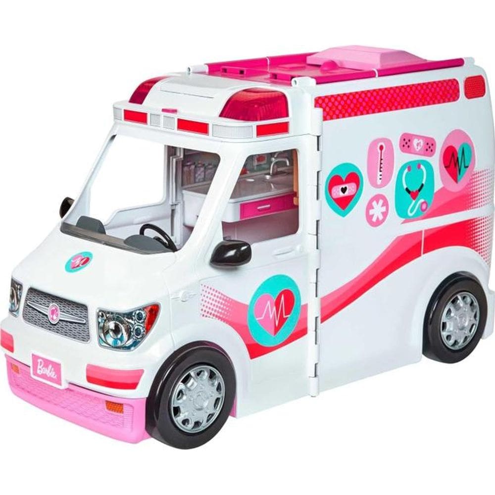 Barbie Care Clinic Ambulância e Clínica Móvel Médica Mattel HKT79