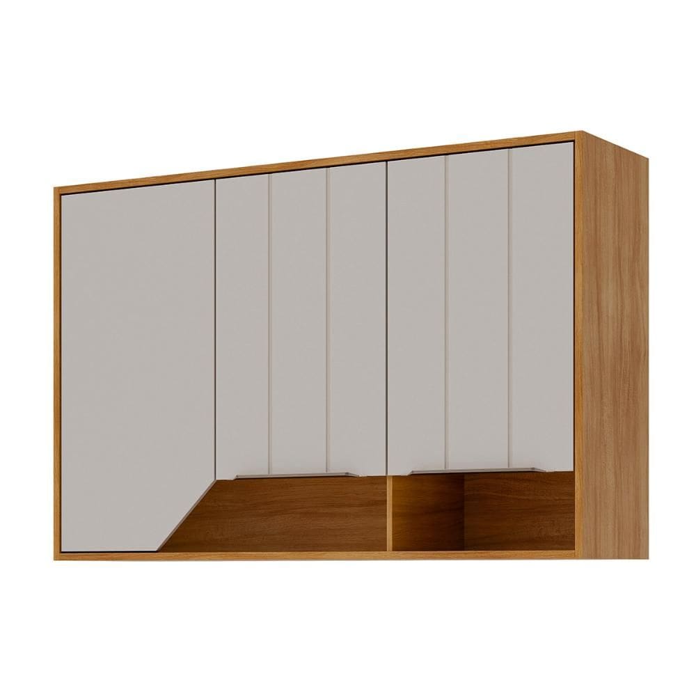 Armário Aéreo Celeste 120 cm com 3 Portas