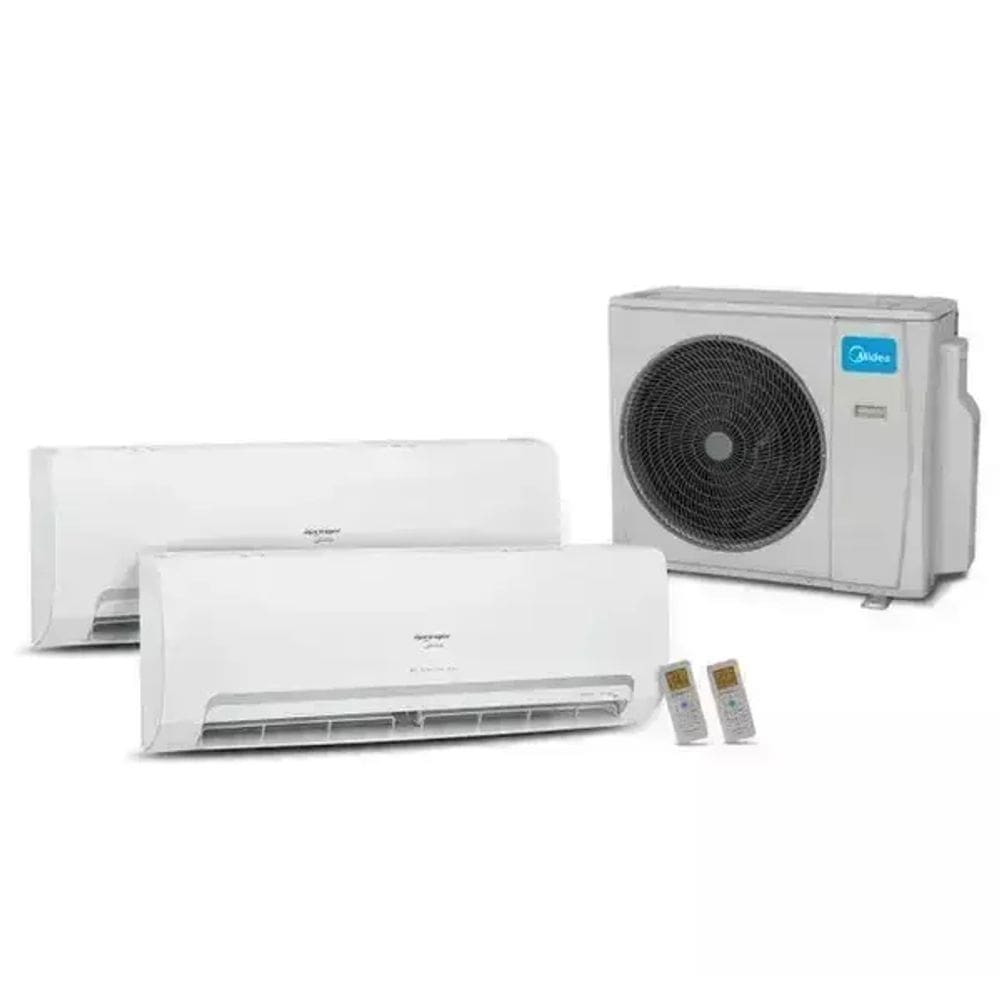 Ar Condicionado MultiSplit HW Inverter 18.000 BTU (1x9.000 + 1x12.000) Quente Frio 220V 42AGMSB09M5