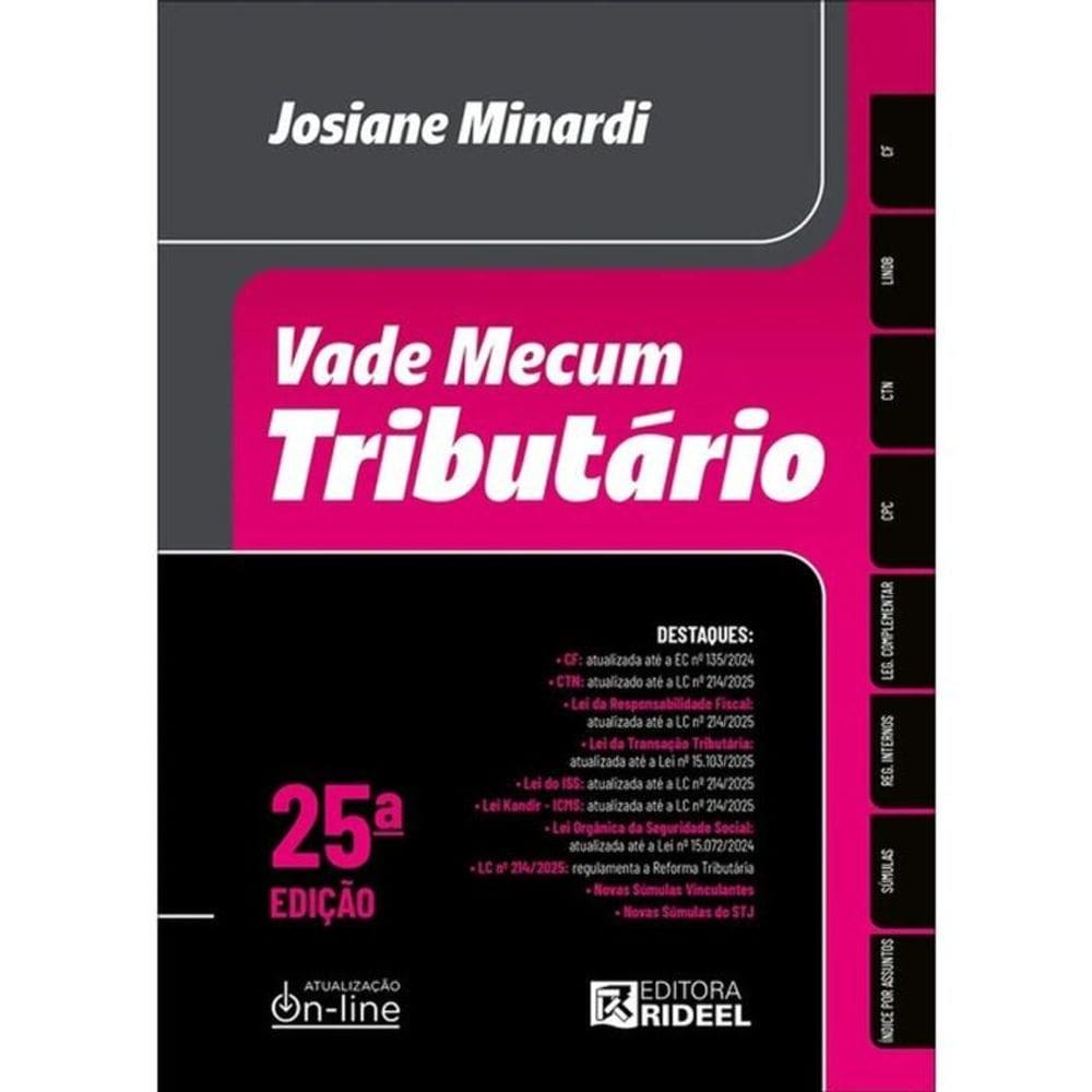 Vade Mecum Tributário - 43º Exame Da Ordem - 2025