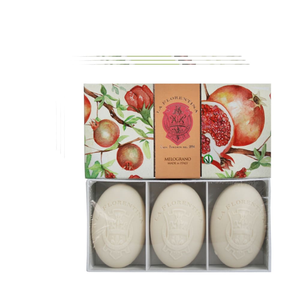 Kit La Florentina Melograno Sabonete Em Barra 3X150g