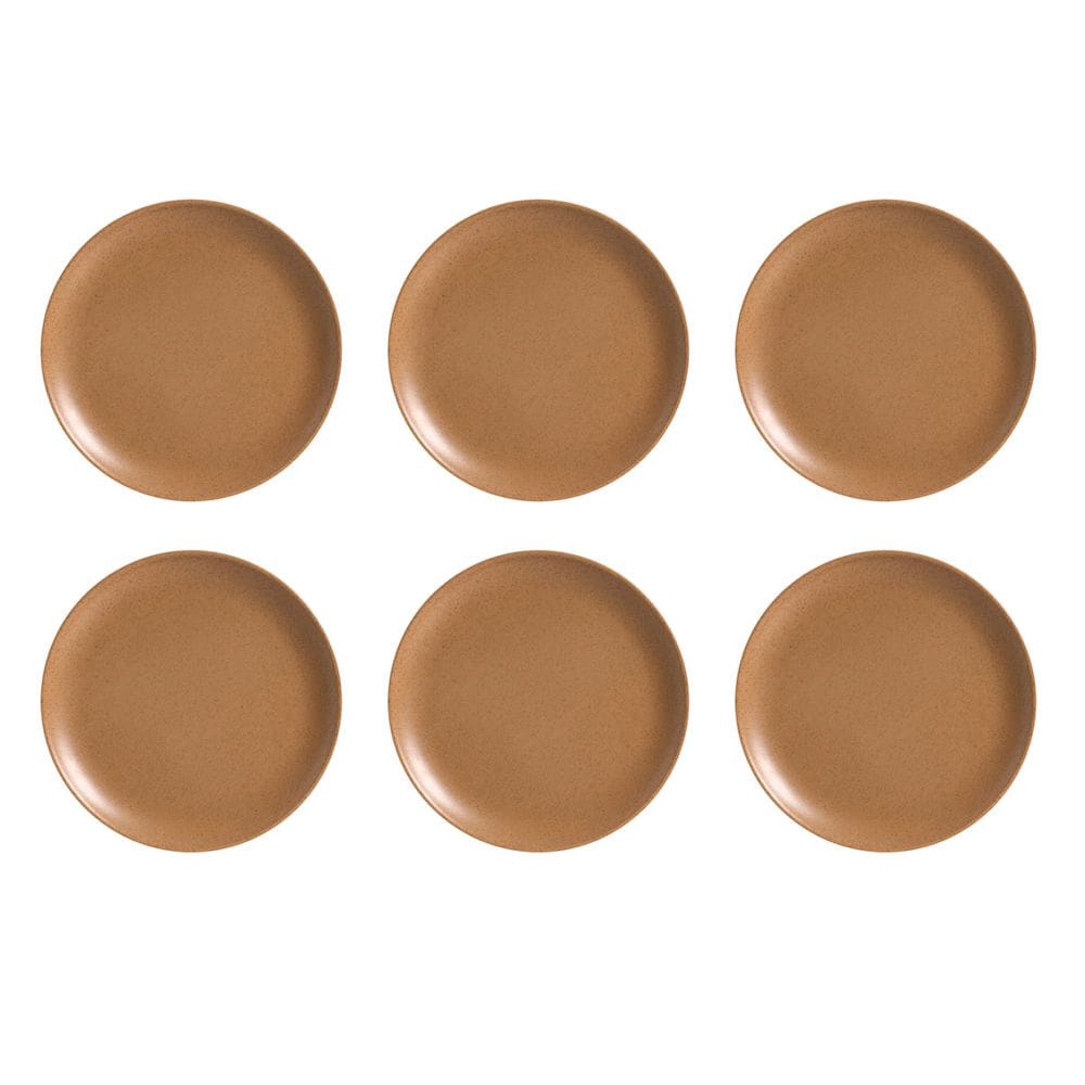Prato Raso Coup Organic Terracota de Cerâmica 29cm 6 Unidades - Alleanza 7580-201